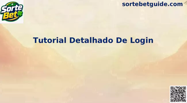Interface Segura de Login Sorte Bet no Brasil