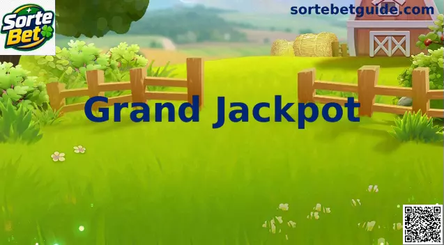 Demonstração visual do Grand Jackpot na Sorte Bet