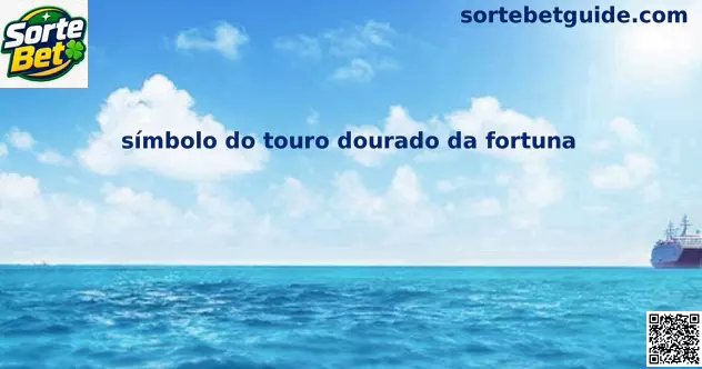 símbolo do touro dourado da fortuna