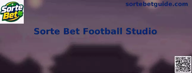 Interface ilustrativa do Sorte Bet Football Studio