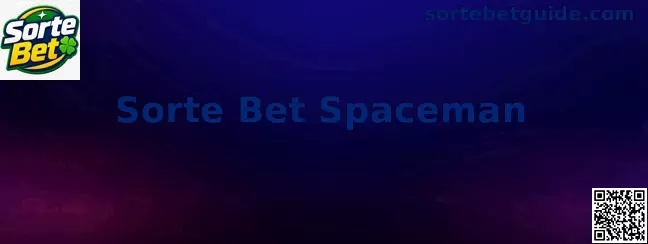 Interface demonstrativa do Sorte Bet Spaceman