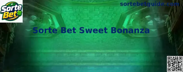 Interface ilustrativa do Sorte Bet Sweet Bonanza com símbolos coloridos de doces