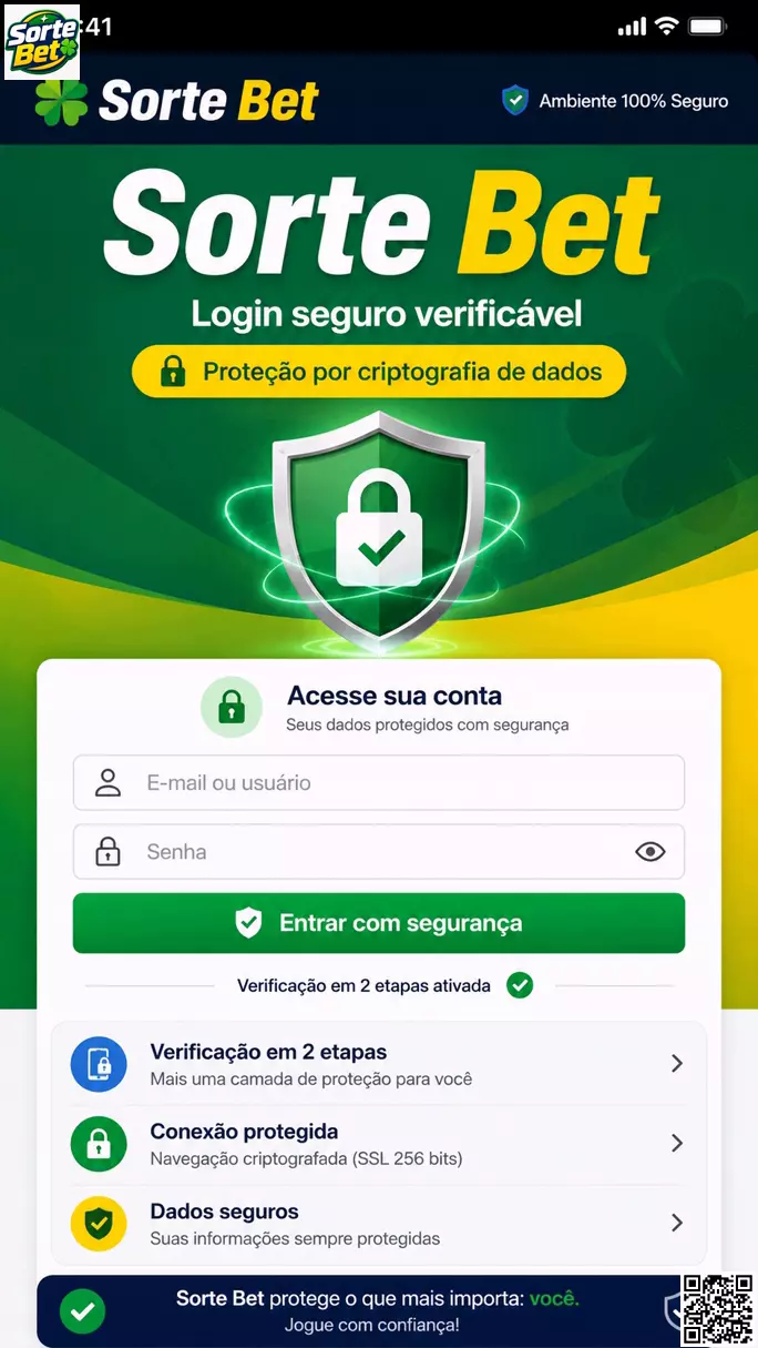 Login Protegido Sorte Bet