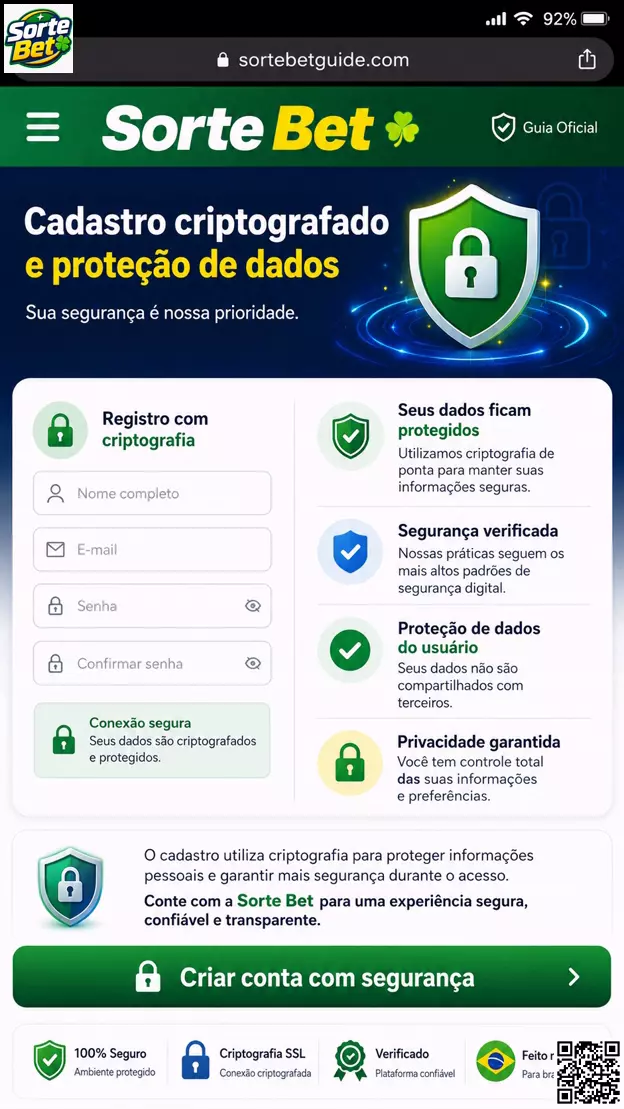 Cadastro Seguro Sorte Bet
